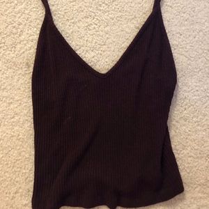 Brandy Melville Maroon Tank Top